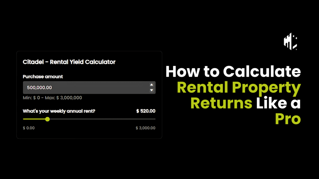 Calculate Rental Property Returns